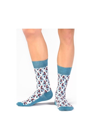 Ozzy Socks Bubble Desenli Çorap Füme