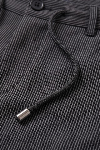 Rizzup Erkek Slim Fit Çizgili Füme Kumaş Pantolon İpli Esnek Bel Likralı Spor Pantolon 2700240