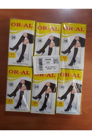 12 Çift 40 Den Mus Dizaltı Çorap Pantolon Çorabı 001