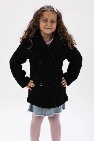 Mnk Baby & Kids Kuzu Polar Kumaş Kışlık Çocuk Mont Mnk0652 Siyah