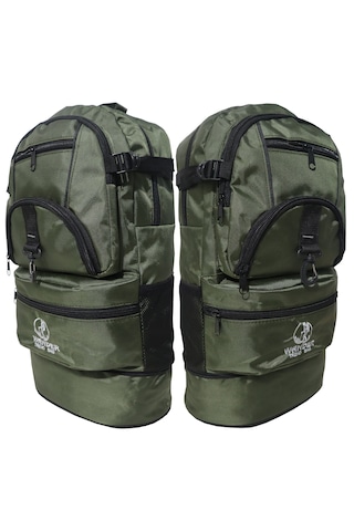 Bag Trend Bt Kamp Çantası 45 Litre Sırt Çantası Körüklü Trekking Outdoor Su Geçirmez 5 Gözlü Astarlı Yeşil