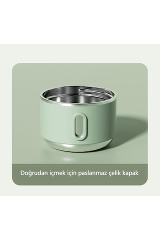 Aoyingnettech Kızlar İçin Termos Kupa Yüksek Değer 316 Paslanmaz Çelik Büyük Kapasiteli Su Bardağı Taşınabilir Öğrenci Okulu Özel Su Bardağı Açık Kamp Termos Kupası Beyaz