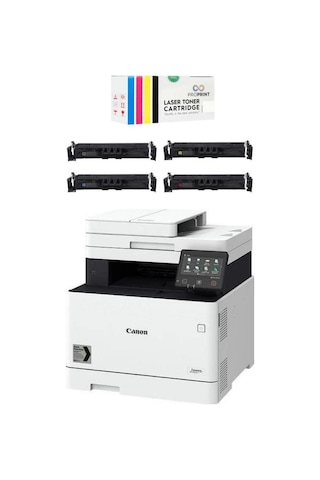 Canon MF752CDW - Fotokopi - Tarama - Duplex - Wifi - Renkli A4 Fotokopi Makinası Uyumlu Tonerli