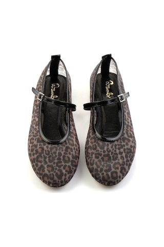 Leopar Kadın Babet K01188320822 Kahverengi