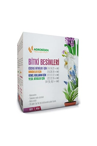 Agrobigen Bitki Besinleri Karışık Katı-2 Gr X 24 Adet Sku: Smgstk7f93c6322e