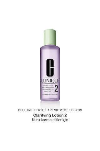 Clinique Clarifying Lotion 2 Kuru & Karma Ciltler için Losyon 400 ML