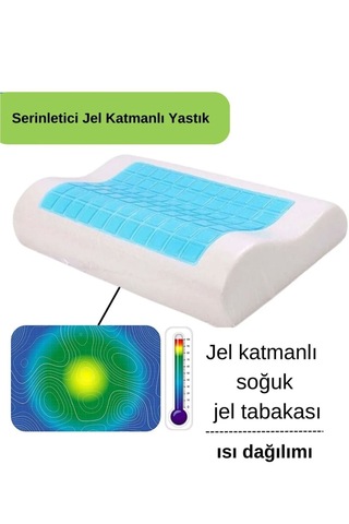 Viscower Queen Yüksek Terletmeyen Ortopedik Boyun Destekli Yastık