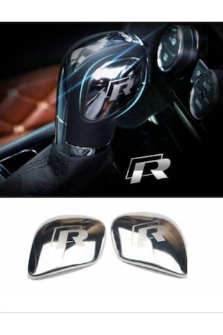 Volkswagen R Line( R )Vites Topuzu Logo 3D Dekoratif Metal Renk
