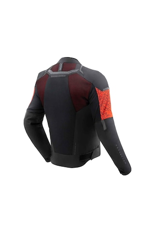 Rebelhorn Jax 75063 Yazlık Fileli Motosiklet Montu Kırmızı - Siyah