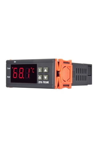 Flybuy Zfx-7016k 30a Dijital Sıcaklık Termostatı, Kuluçka & Dondurucu İçin, Yüksek Doğruluklu, 12v-220v, Abs Malzeme