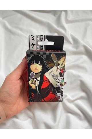 İskambil Kağıdı Anime Kakegurui Poker Oyun Kartı 54 Adet İskambil Destesi