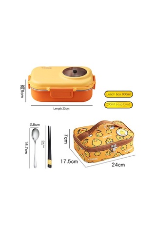 Yalıtımlı Öğle Yemeği Kutusu Öğrenci Öğle Yemeği Kutusu Çantası Öğle Yemeği Kutusu Çantası-4 Öğle Yemeği --
