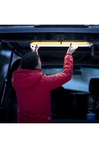 Aubyhe Usb Şarjlı Pvc Çadır Işığı - L 65cm Mavi, Parlaklık Ayarlanabilir, Çevre Kabuğu + Pe Çanta İçerir Çok Renkli