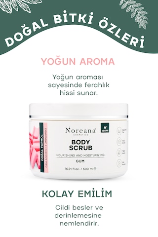 Sakız Aromalı Vegan Vücut Peelingi 500 Ml
