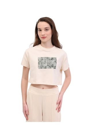 Lumberjack Wl Rena 11outss25105 5fx Bej Kadın Kısa Kol Tişört 101941220 Bej