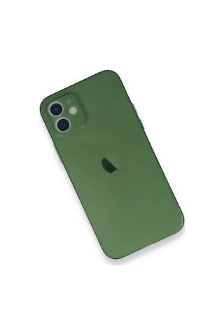 Apple iPhone Uyumlu 12 Mini Kılıf Pp Ultra İnce Kapak - Yeşil
