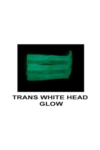 Ryuji V8 8cm 5.5gr Silikon Yem 3+5 Trans White Head Glow