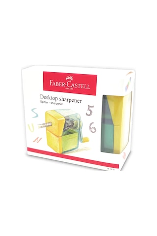 Faber-Castell Basic Masaüstü Kalemtıraş,Ergonomik Tasarım, Dayanıklı Yapı