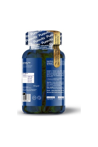 Purevits Omega-3 Fish Oil Takviye Edici Gıda 90 Kapsül
