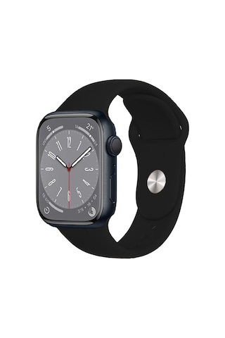 Forzacase Apple Uyumlu Watch 10 42mm İle Silikon Kordon Kayış - Fc004 Siyah