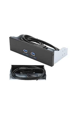 Hombey Usb 3.0 Ön Panel, Optik Disk Bölümü Yerleştirme, 2 Port, 19/20 Pin Dönüştürücü Kablosu, 5gbps Hızlı Veri Transferi