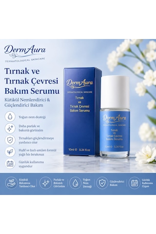 Dermaura Aloe Vera Tırnak Ve Tırnak Çevresi Bakım Serumu 10 ML