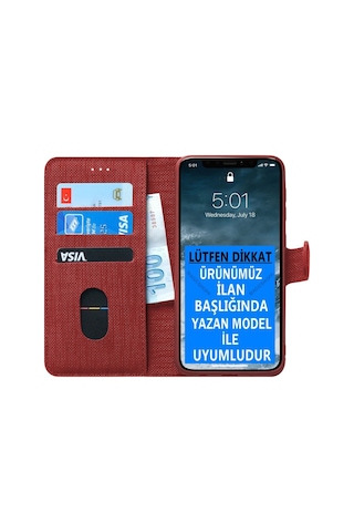 Redmi Note 9 Pro Kilif Kapakli Cüzdan Kredi Karti Para Bölmeli 485628311