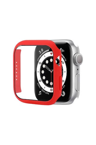 Apple Watch Uyumlu 7 45 Mm Ekran Koruyucu Cam 360 Derece Kasalı Tam Kaplama