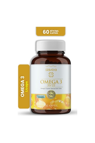 Erbatab Omega 3 Balık Yağı 60 Kapsül
