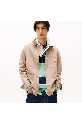 Tommy Hilfiger Oversized Fit Corduroy Collar Erkek Pembe Ceket Dm0dm22017 Pembe