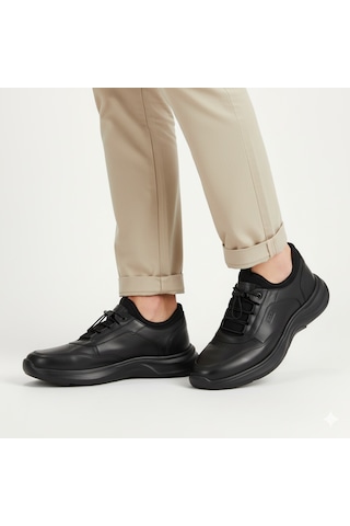 Libero 1071 Çok Hafif Hakiki Deri Erkek Ayakkabı Siyah