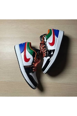 Nike Air Jordan 1 Low Basketbol Ayakkabısı Çok Renkli
