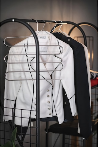 METAL 5 RAFLI AYAKKABILIK ELBİSE ASKILIĞI PORTMANTO VE GARDIROP Siyah