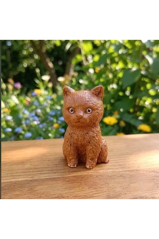 Kedi Minyatür Biblo O75 3x5 Cm