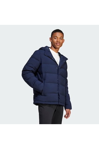 Adidas Erkek Helionic Hooded Down Mont Lacivert Mont Iz4701 001