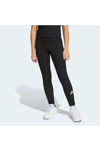 Adidas Sport Seasonals Collegiate Typography Çocuk Siyah Tayt Ks5143