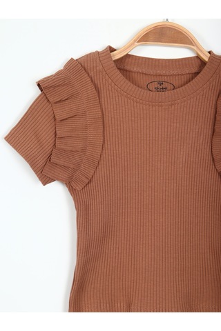Xo Kids Kız Çocuk Kazak 1-5 Yaş 35772 Kahverengi