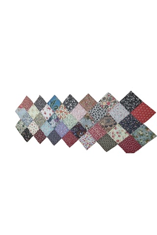 El İşi Patchwork Kırk Yama Runner Çok Renkli