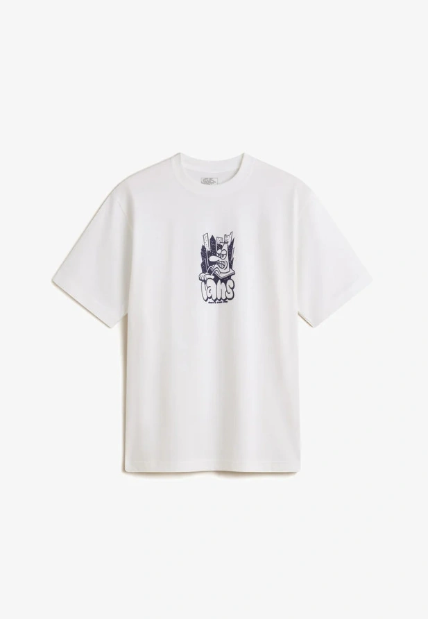 Vans Traffic Cone Ss Erkek Tişört Vn000pcywht1 Vn000pcywht1 Bey Beyaz