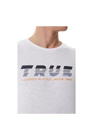 Lee Cooper Erkek Bisiklet Yaka T-shirt Beyaz