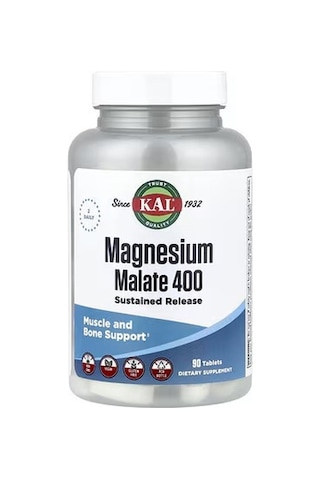 Magnesium Malate 400, 90 Tablets 200 Mg Per Tablet