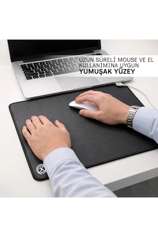 Deepflex Topraklama Matı Seti Kablo + Priz Adaptörü Dahil Kaydırmaz, Suya Dayanıklı 25x35 Cm Siyah