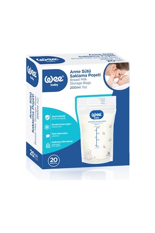 Wee Baby 20'li Anne Sütü Saklama Poşeti