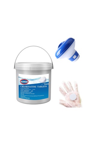 Aubyhe Su Temizleme Tablet Seti 1 Lb - Güneşten Koruma, Rust Engelleme, Pürüzsüz Su, Kabartıcı Tablet Ve Doz Aleti İçerir