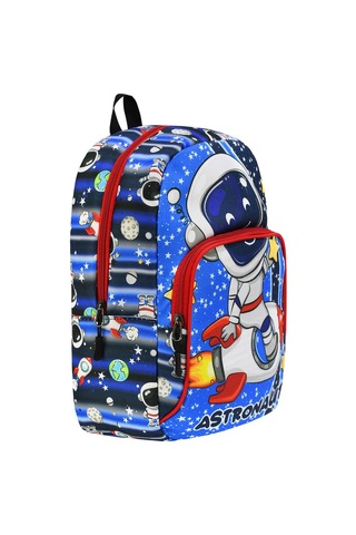 Yeni Sezon Astronot Desenli Anaokulu Kreş Sırt Çantası MAvi