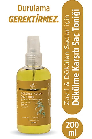 Selesta Life Isırgan Otu Ve Ginseng Özlü Dökülme Karşıtı Durulanmayan Saç Toniği Zayıf Ve Dökülen Saçlar 200 Ml