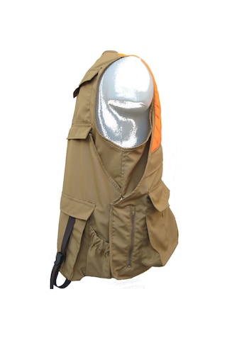 Horizon Av 03 Düz Renk+Turuncu Darbelik - Av Yeleği-0005 Camel - Turuncu