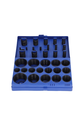 Maiyame 419 Adet Metrik Karemli O-ring Seti - Kauçuk Malzeme, Sıcak/soğuk Dayanıklı, Plümbing Ve Makine Tamirleri İçin Muhafaza Kutusuyla