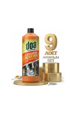 Doa Lavabo Açıcı Jel 9x1000 Ml