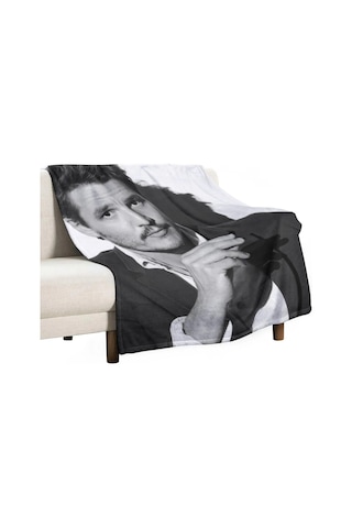Pedro Pascal 3d Baskılı Yumuşak Peluş Battaniye 2xl
